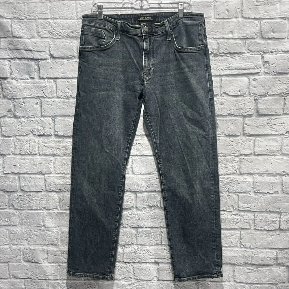 Mavi Martin Men‎ Straight Leg Jeans Dark Blue Denim Pants Size 36X30 (34X29)